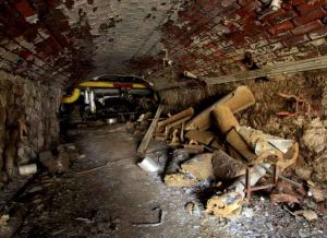 The service tunnels below the hospital. There was a rumor these tunnels were used to transport patients around the hospital.  